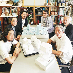 協働のなか互いに認め合った６人の建築家が集結。一組織事務所には成し得ない多様性と創造性の実現を目指す