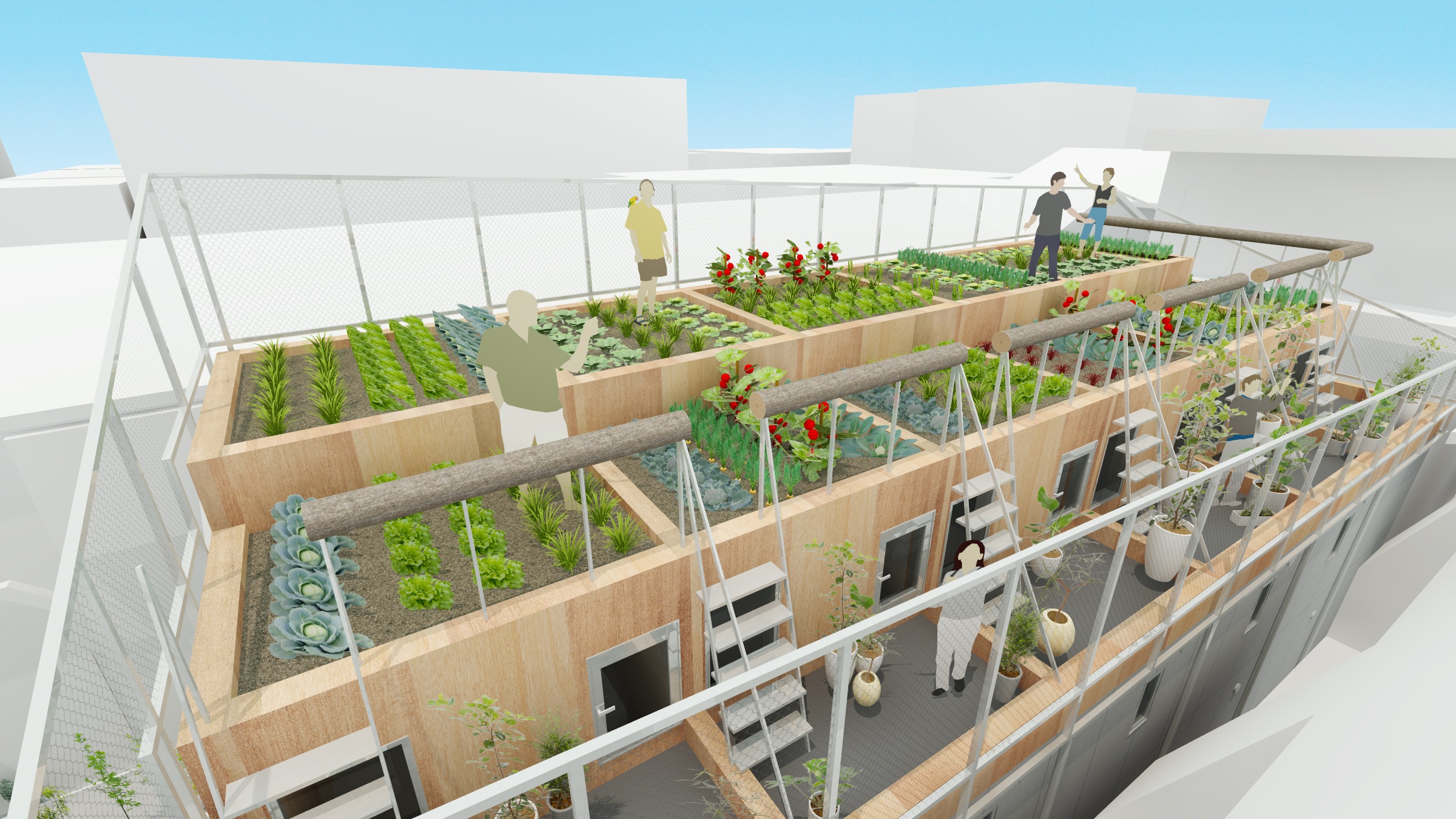 アーキテクト・エージェンシーが大田区東六郷に「菜園長屋」をプロデュース 。